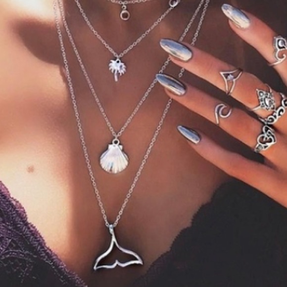 Gorgeous Boho Multi Layered Choker &Multilayered N - Picture 3 of 3